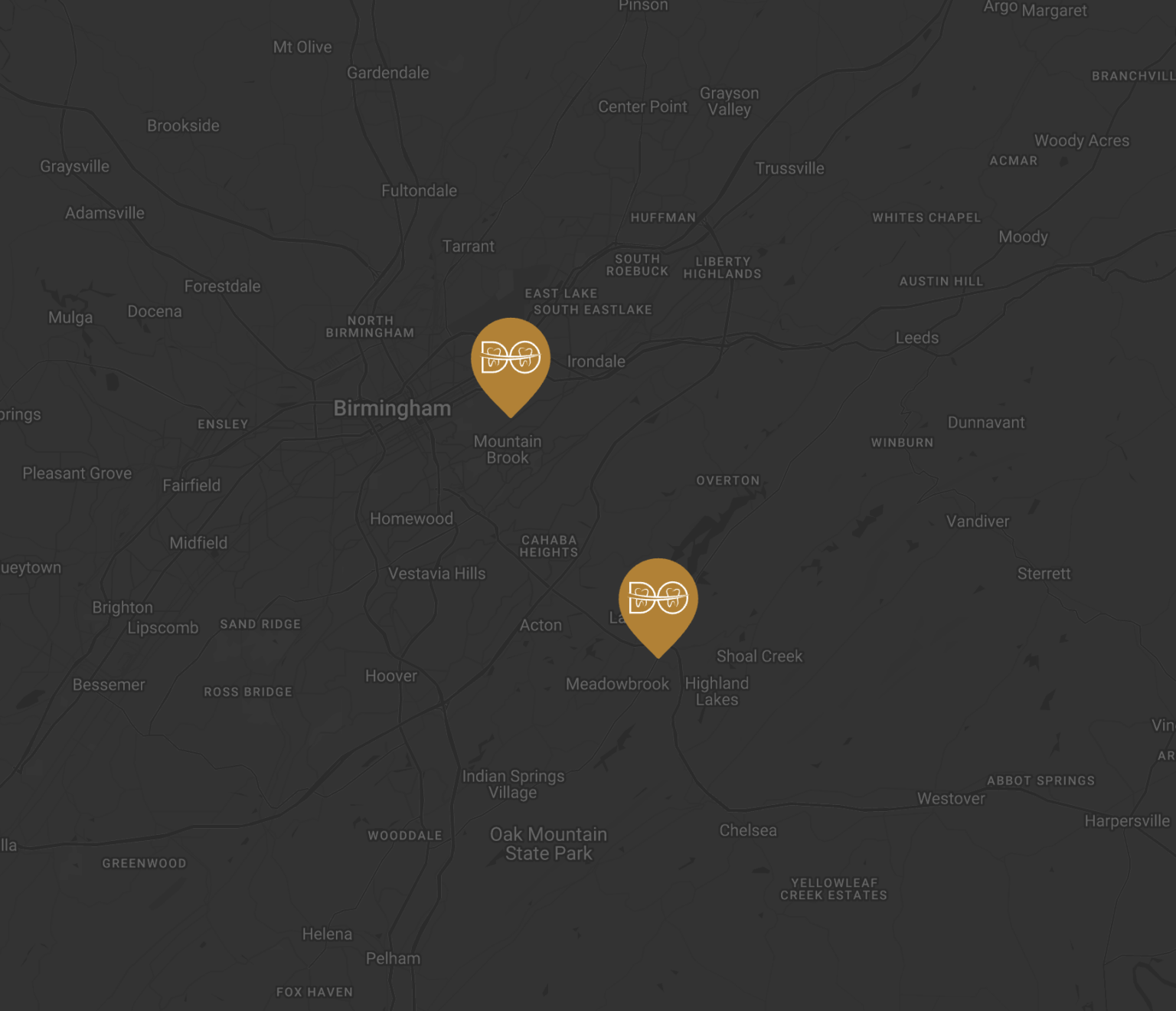 Dyer Orthodontics Map